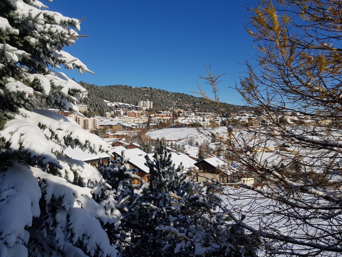Chalet Pres Des Pistes Avec Vue Panoramique Les Angles  Buitenkant foto